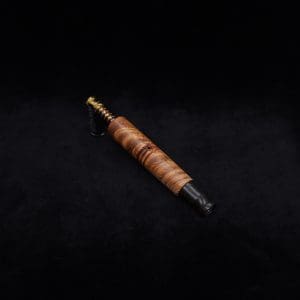 This image portrays Straight Taper (Standard) Burl-Dynavap Stem + Blackwood M.P. - NEW! by Dovetail Woodwork.