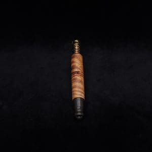 This image portrays Straight Taper (Standard) Burl-Dynavap Stem + Blackwood M.P. - NEW! by Dovetail Woodwork.