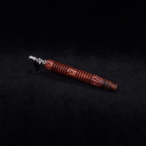 This image portrays Dynavap XL X-Fin Cocobolo Wood Stem + Matched High Class M.P.-NEW! by Dovetail Woodwork.