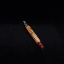 This image portrays Blunt/Spliff Dynavap XL Specialty Bloodwood Stem + Book-Matched M.P.-NEW! by Dovetail Woodwork.