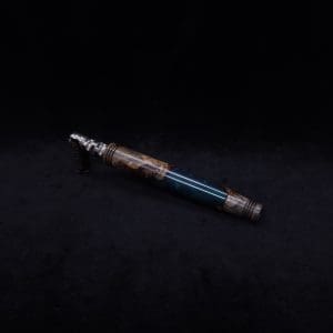 This image portrays Straight Taper Dynavap XL Burl Hybrid Stem + Book-Matched M.P. - NEW! by Dovetail Woodwork.