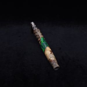 This image portrays Cascades Dynavap XL Burl Hybrid Stem + Book-Matched M.P.-NEW/2025 by Dovetail Woodwork.