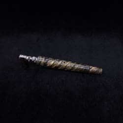 This image portrays Helical Dynavap XL Burl Stem + (2) Book-Matched M.P.'s-NEW! by Dovetail Woodwork.