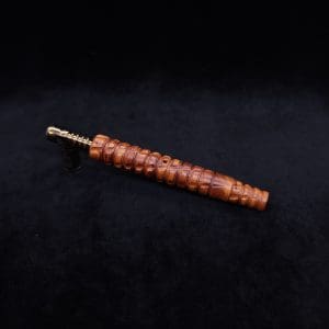 This image portrays Mech Spiraled XL-Dynavap Stem + Matched M.P. - New! by Dovetail Woodwork.