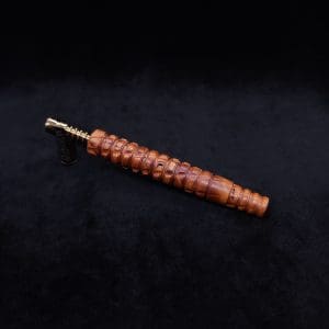 This image portrays Mech Spiraled XL-Dynavap Stem + Matched M.P. - New! by Dovetail Woodwork.