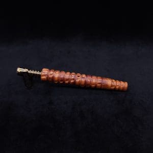 This image portrays Mech Spiraled XL-Dynavap Stem + Matched M.P. - New! by Dovetail Woodwork.