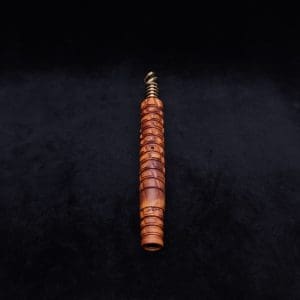 This image portrays Mech Spiraled XL-Dynavap Stem + Matched M.P. - New! by Dovetail Woodwork.