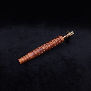 This image portrays Mech Spiraled XL-Dynavap Stem + Matched M.P. - New! by Dovetail Woodwork.