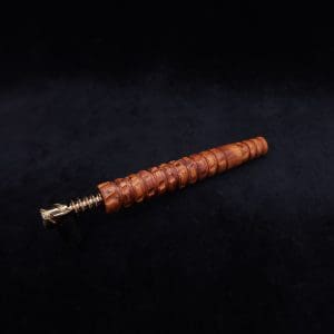 This image portrays Mech Spiraled XL-Dynavap Stem + Matched M.P. - New! by Dovetail Woodwork.