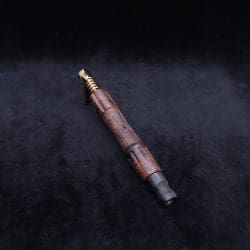 The King's Stem XL Burl Wood Dynavap Midsection + Matched Ebony M.P. - NEW DESIGN ☘