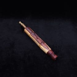 The King's Stem XL Kingwood Dynavap Midsection + Matched Manzaniti Burl M.P. - NEW DESIGN ☘