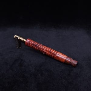This image portrays Cross-Link Design XL Dynavap Stem + Matched Snakewood M.P. - New Design ☘ by Dovetail Woodwork.
