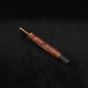 This image portrays Dynavap HyperDyn/Finned XL (D.W. Revision) + Matched Ebony M.P. by Dovetail Woodwork.