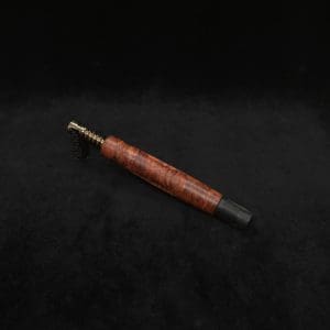 This image portrays Dynavap HyperDyn/Finned XL (D.W. Revision) + Matched Ebony M.P. by Dovetail Woodwork.