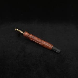This image portrays Dynavap HyperDyn/Finned XL (D.W. Revision) + Matched Ebony M.P. by Dovetail Woodwork.
