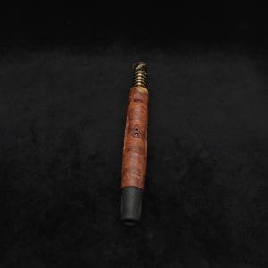 This image portrays Dynavap HyperDyn/Finned XL (D.W. Revision) + Matched Ebony M.P. by Dovetail Woodwork.