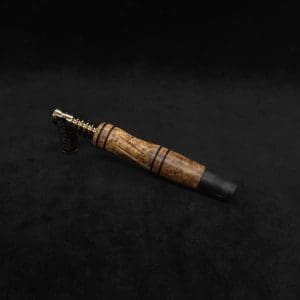 This image portrays Dynavap High Class Shotgun Stem/WPA with Diamond Wing Ebony M.P.-NEW! by Dovetail Woodwork.