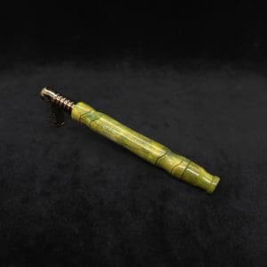 This image portrays Attenuated 2X Joint Dynavap XL Burl Stem + Book-Matched Mouthpiece-NEW! ☘ by Dovetail Woodwork.