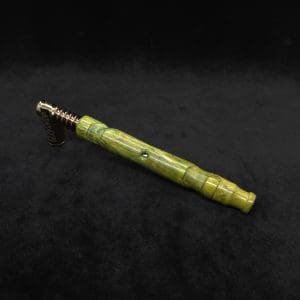 This image portrays Attenuated 2X Joint Dynavap XL Burl Stem + Book-Matched Mouthpiece-NEW! ☘ by Dovetail Woodwork.