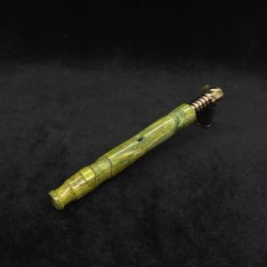 This image portrays Attenuated 2X Joint Dynavap XL Burl Stem + Book-Matched Mouthpiece-NEW! ☘ by Dovetail Woodwork.