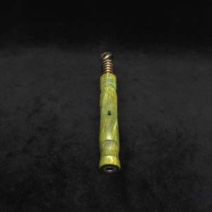 This image portrays Attenuated 2X Joint Dynavap XL Burl Stem + Book-Matched Mouthpiece-NEW! ☘ by Dovetail Woodwork.
