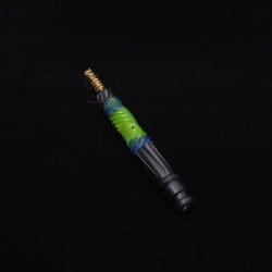 Vertex XL Black Ebony Hybrid Dynavap Stem + (2) Mouthpieces🍀