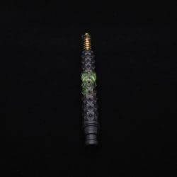 High Class Reaper Ebony XL Hybrid Dynavap Stem + Book-Matched WPA Spinning Mouthpiece 𓌜