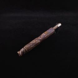 No-Roll Contoured Burl XL Dynavap Stem + Book-Matched WPA Spinning Mouthpiece-New!
