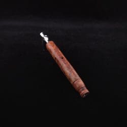 Specialty No-Roll Burl XL Dynavap Stem + Matching Spinning Mouthpiece-New!