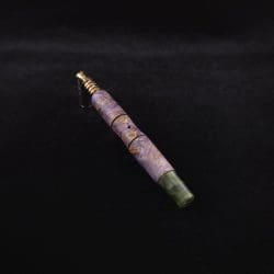 Dynavap High Class Blunt Cosmic Burl XL Stem + (2) Matched Spinning Mouthpieces - New!